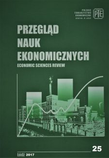 Przegląd Nauk Ekonomicznych nr 25 / 2017