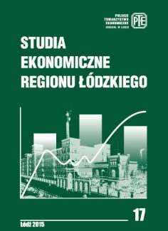 Studia Ekonomiczne Regionu Łódzkiego nr 17 / 2015