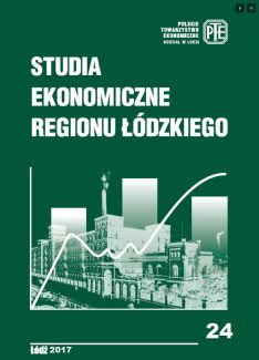 Studia Ekonomiczne Regionu Łódzkiego nr 24 / 2017